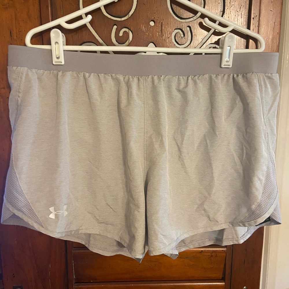 Brand new Under Armour light grey shorts